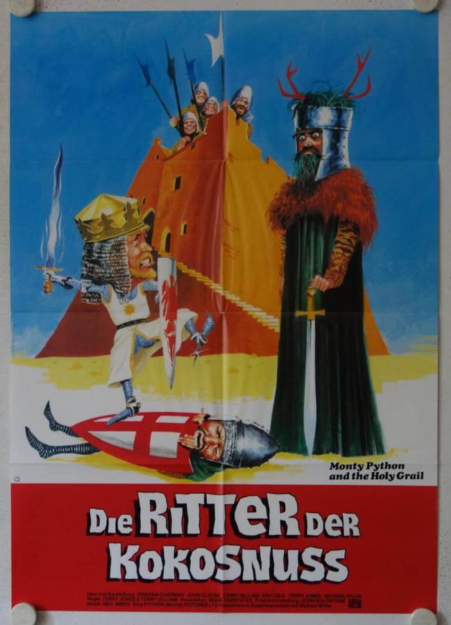 Ritter der Kokosnuss originales deutsches Filmplakat